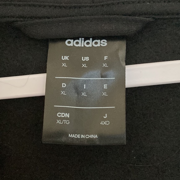 Adidas 3 Stripe Full Zip Hoodie - Picture 3 of 5